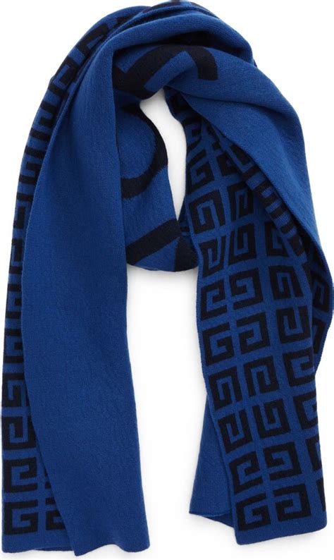 GIVENCHY 4G double sided scarf in wool and cashmere